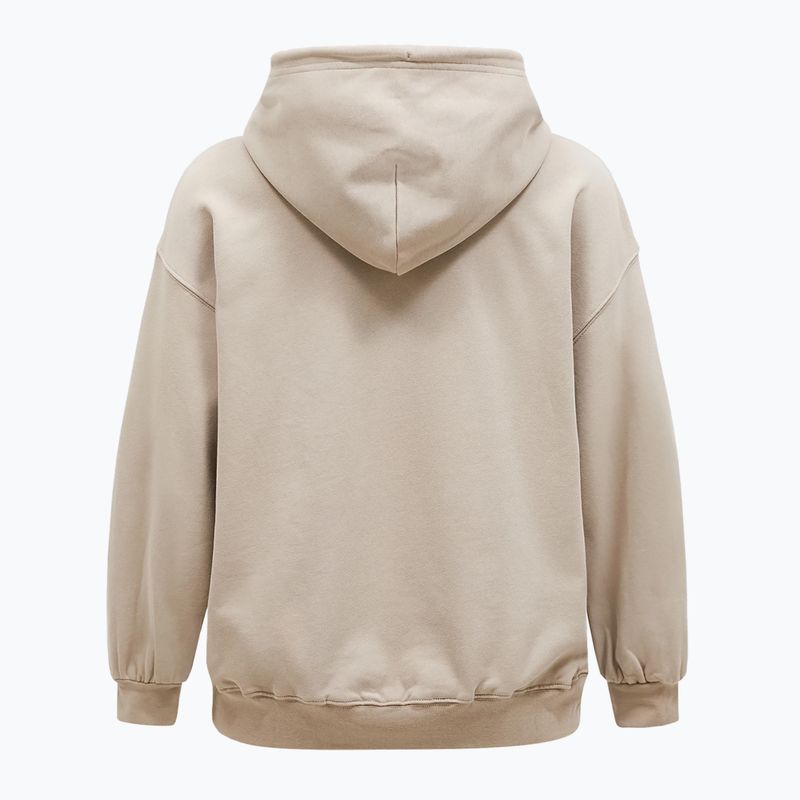 Női Peak Performance Original Terry pulóver avid bézs színben 6