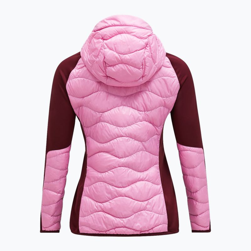 Női Peak Performance Helium Down Hybrid hibrid kabát reggeli harmat / homályos kabát 2