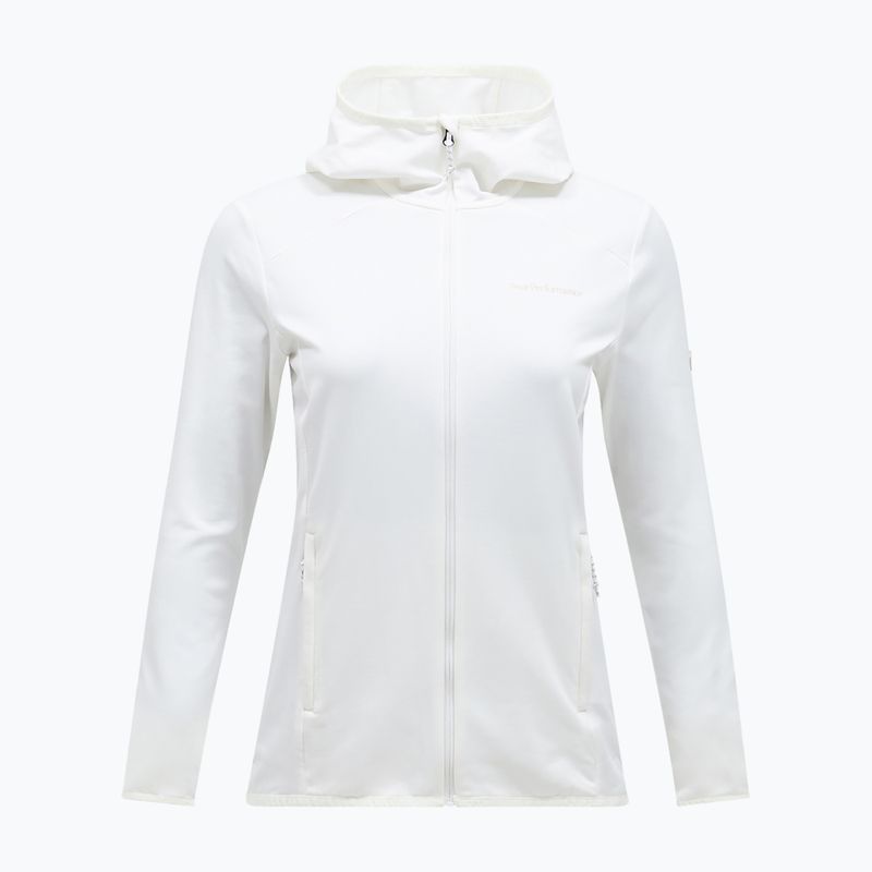 Női túra pulóver Peak Performance Light Zip Hood off white 3