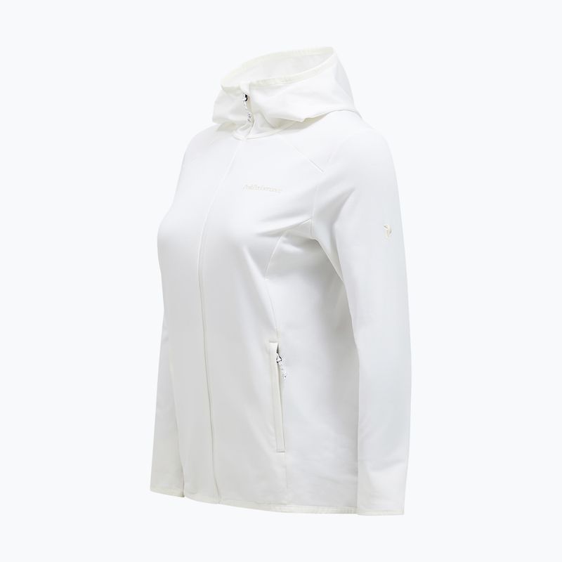 Női túra pulóver Peak Performance Light Zip Hood off white 5