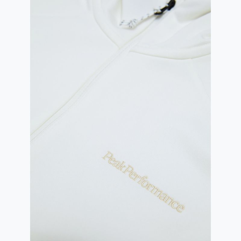 Női túra pulóver Peak Performance Light Zip Hood off white 6