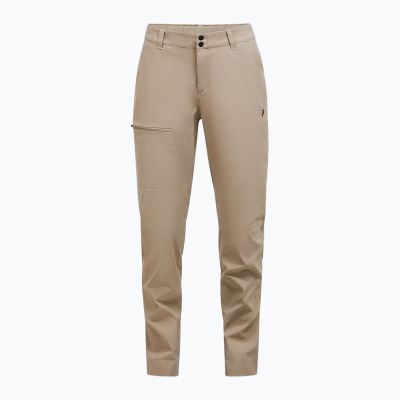 Női trekking nadrág Peak Performance Iconiq avid bézs bézs