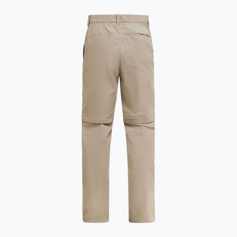 Férfi Peak Performance Iconiq Zip trekking nadrág avid bézs színben 2