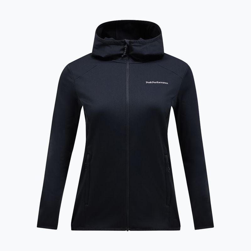 Női túra pulóver Peak Performance Light Zip Hood black 4