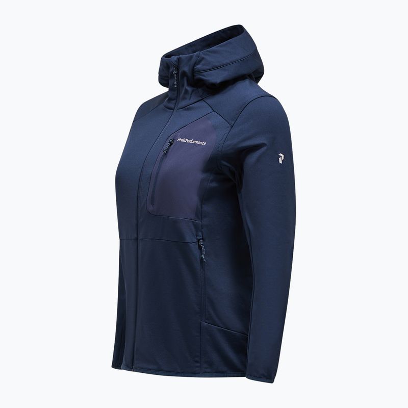 Női Peak Performance Utility Light Zip cipzár kék árnyék pulóver 3