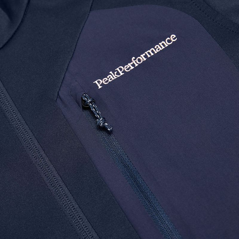Női Peak Performance Utility Light Zip cipzár kék árnyék pulóver 4