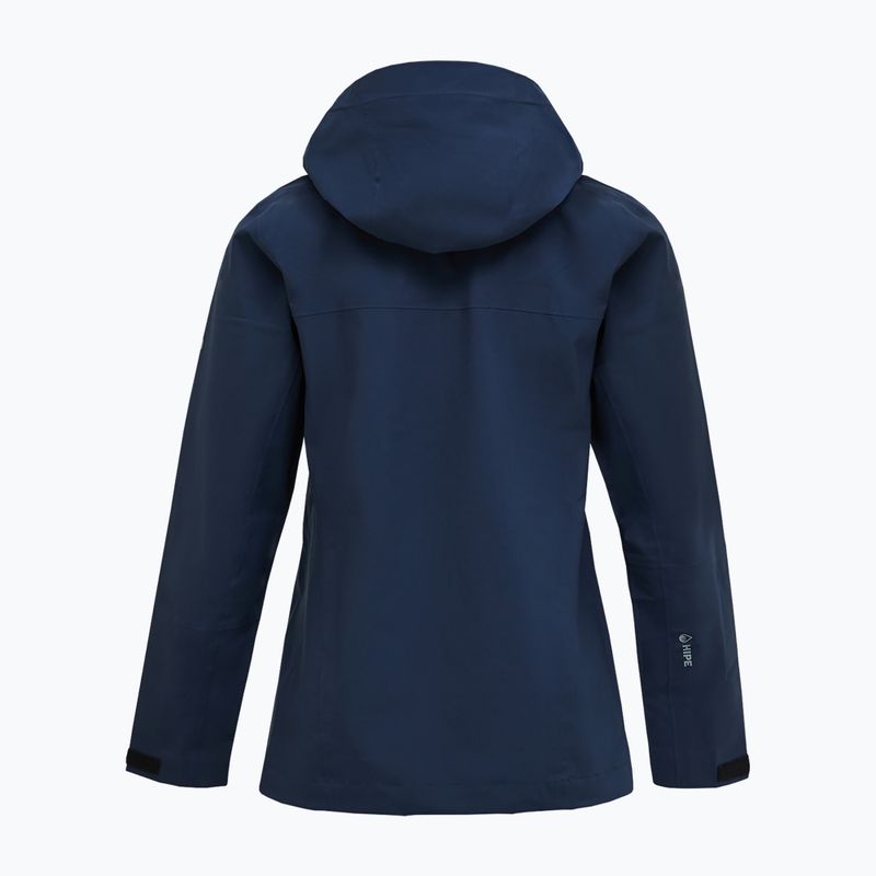 Női Peak Performance Trail Hipe Shell kabát kék árnyék 2