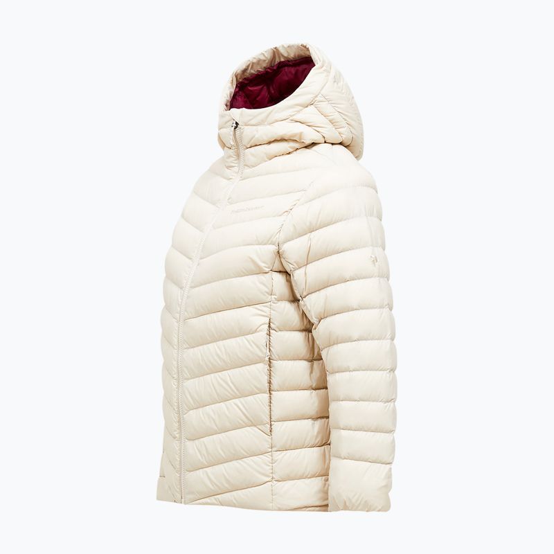 Női pehelykabát Peak Performance Frost Down Hood Jacket Sand Fog 3