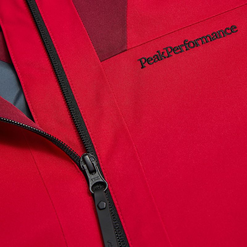 Női sídzseki Perak Performance Rider Tech Insulated vertical zenith/tech burgundy 4