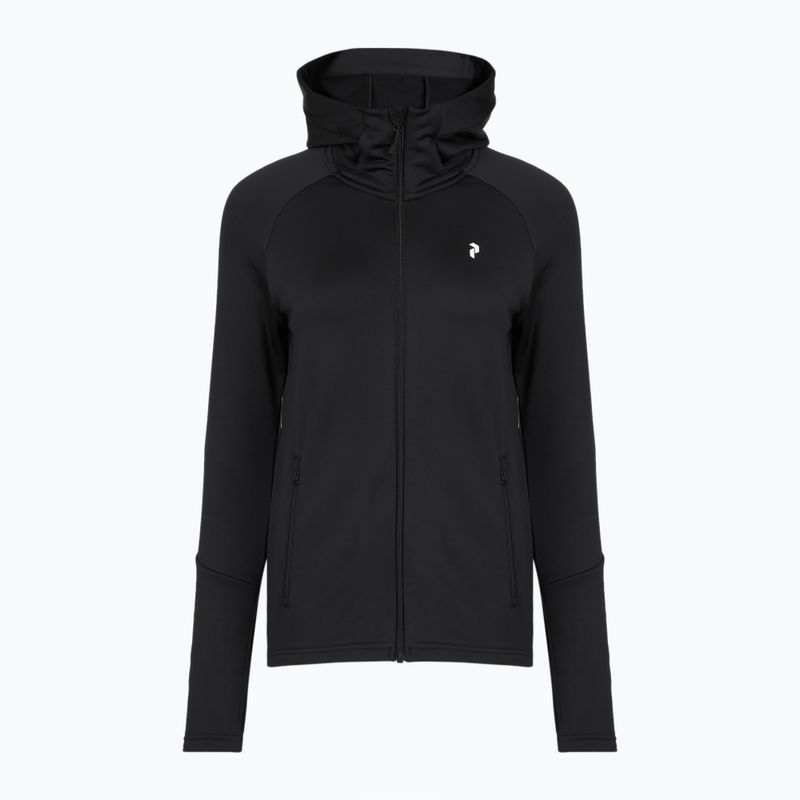Női kapucnis pulóver Peak Performance Rider Essentials Zip Hood black/black 6