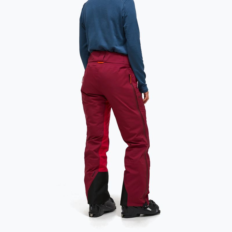 Női sí nadrág Peak Performance Vislight GTX C-Knit 3L vertical zenith/tech burgundy 3
