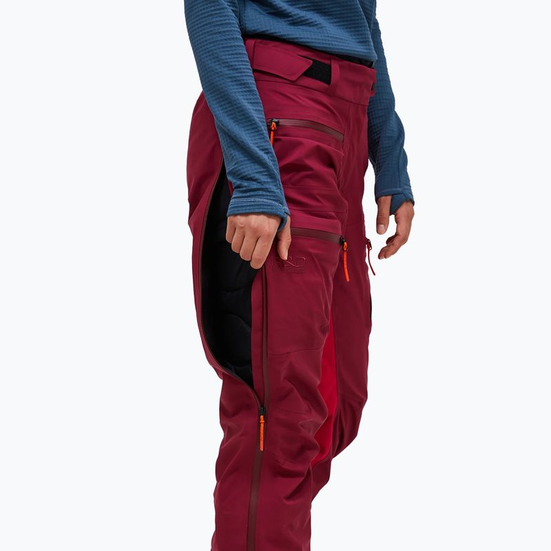 Női sí nadrág Peak Performance Vislight GTX C-Knit 3L vertical zenith/tech burgundy 4