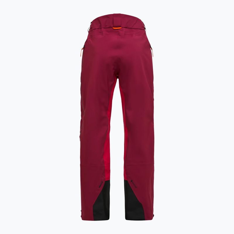 Női sí nadrág Peak Performance Vislight GTX C-Knit 3L vertical zenith/tech burgundy 7