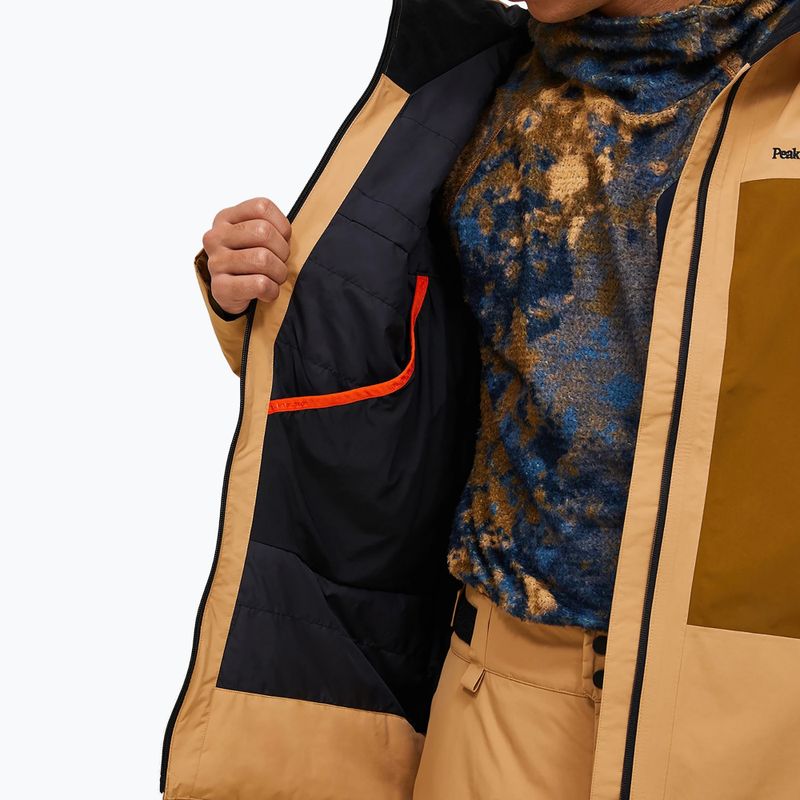 Férfi sídzseki Peak Performance Edge Insulated sierra sand/earthy summit 6