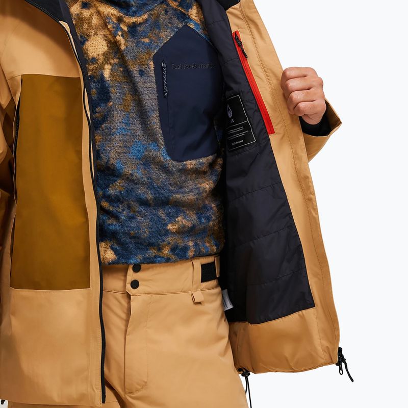 Férfi sídzseki Peak Performance Edge Insulated sierra sand/earthy summit 7