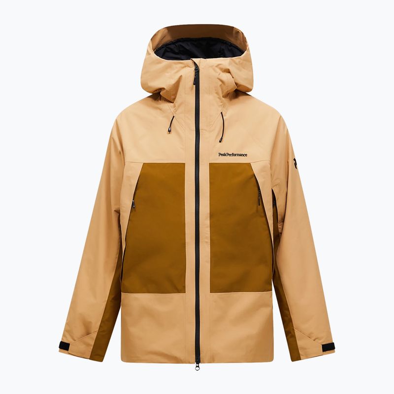 Férfi sídzseki Peak Performance Edge Insulated sierra sand/earthy summit 8