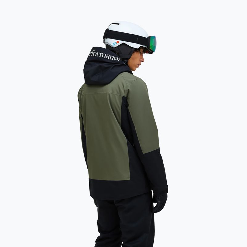 Férfi sídzseki Peak Performance Rider Tech Insulated pine needle/black 3