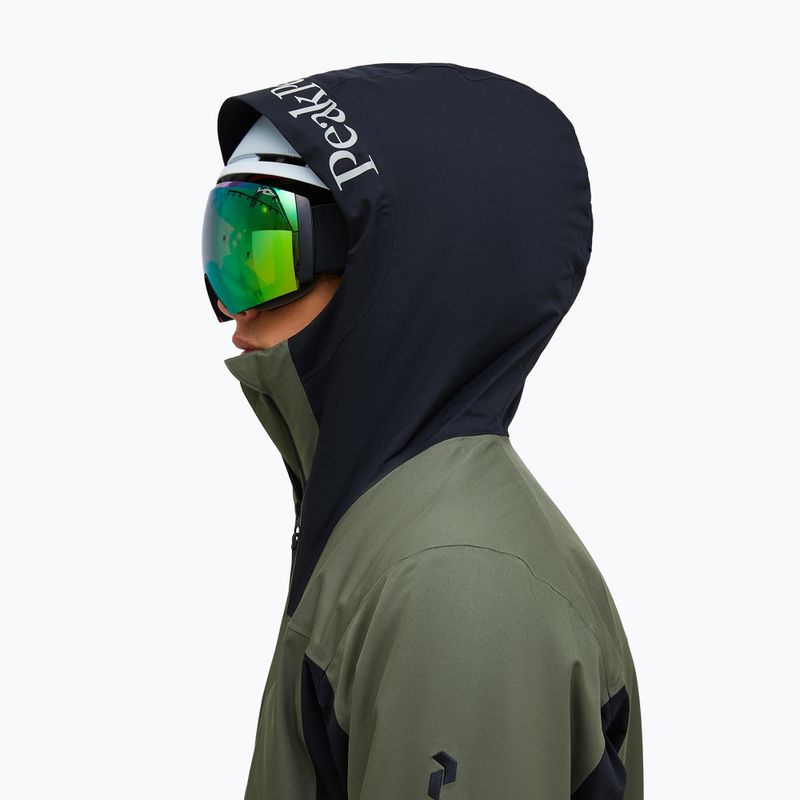 Férfi sídzseki Peak Performance Rider Tech Insulated pine needle/black 4