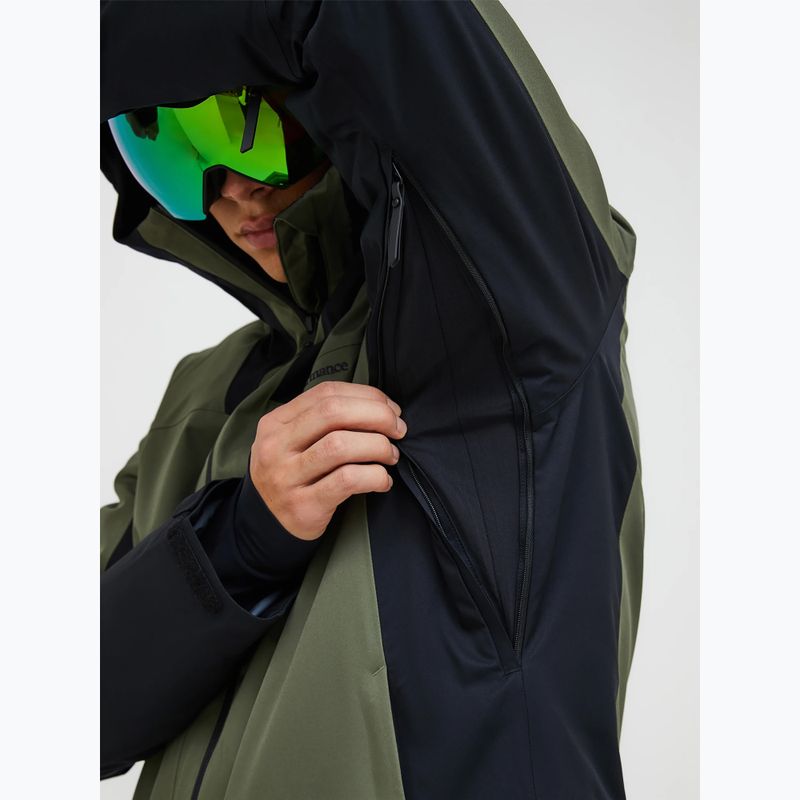 Férfi sídzseki Peak Performance Rider Tech Insulated pine needle/black 5