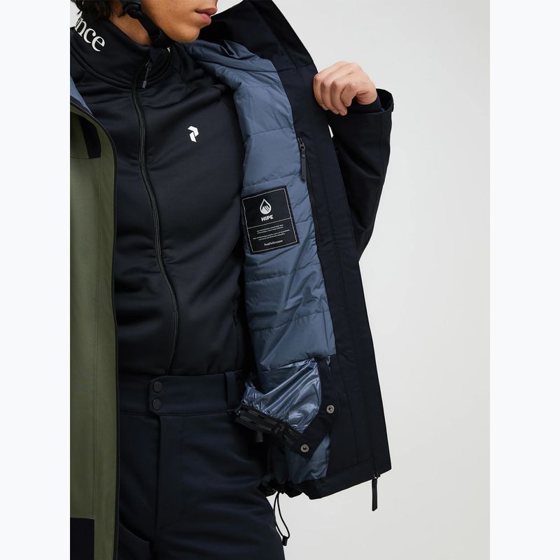 Férfi sídzseki Peak Performance Rider Tech Insulated pine needle/black 6