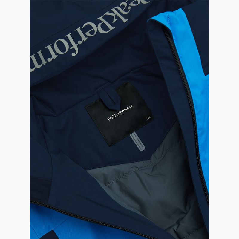 Gyerek síkabát Peak Performance Rider Tech Insulated Jacket azure ascent/blue shadow 4