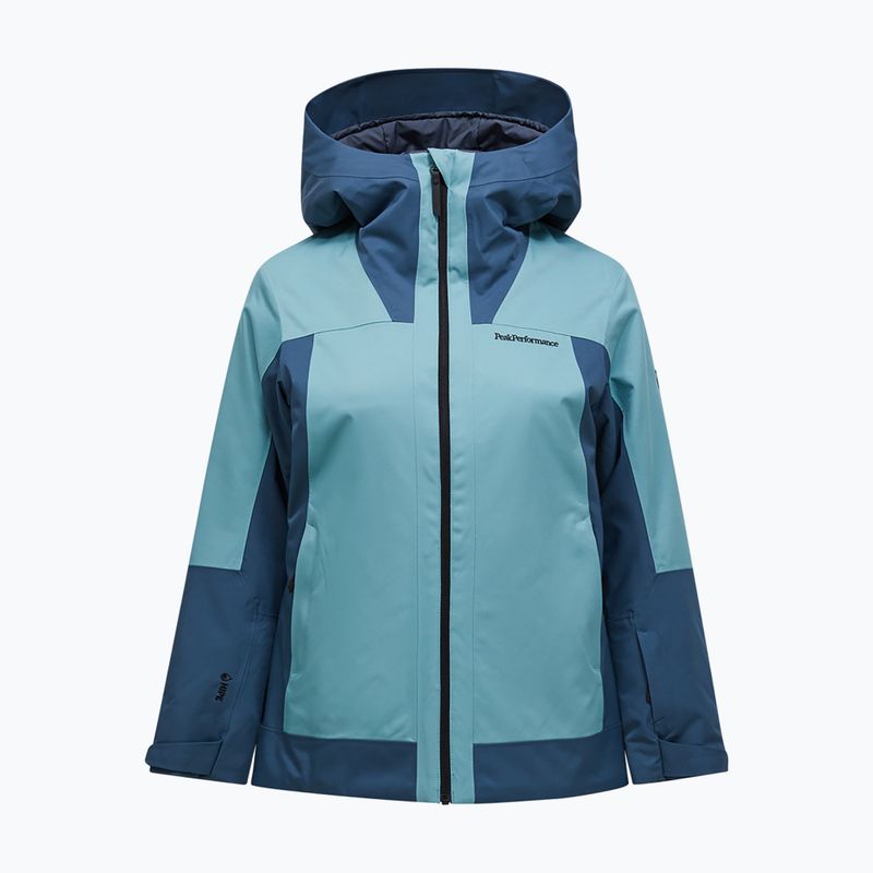 Női síkabát Peak Performance Rider Tech Insulated Jacket mountain lake/deluded vision