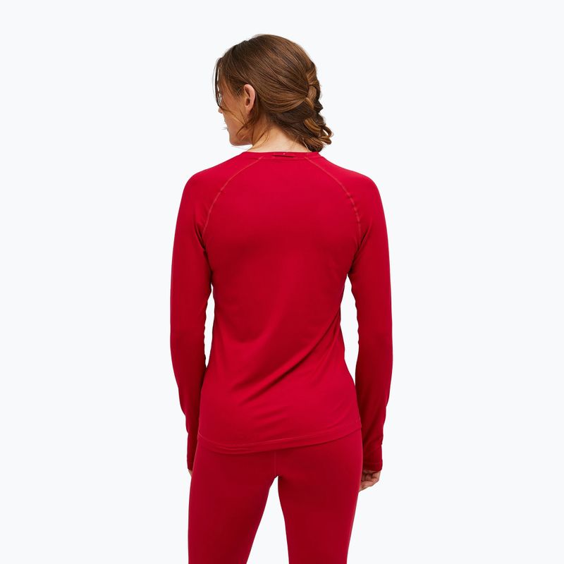 Női hőaktív pulóver Peak Performance Spirit Crew tech burgundy 2