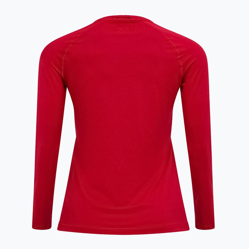 Női hőaktív pulóver Peak Performance Spirit Crew tech burgundy 4
