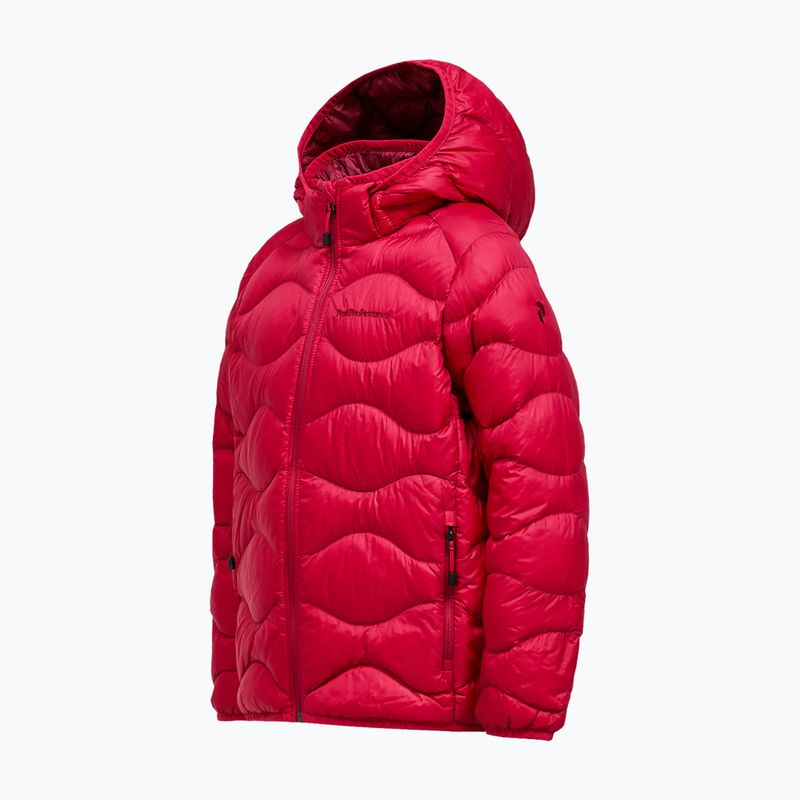Gyermek pehelykabát Peak Performance Helium Down Hood Jacket Tech Burgundy/Vertical Zenith 3