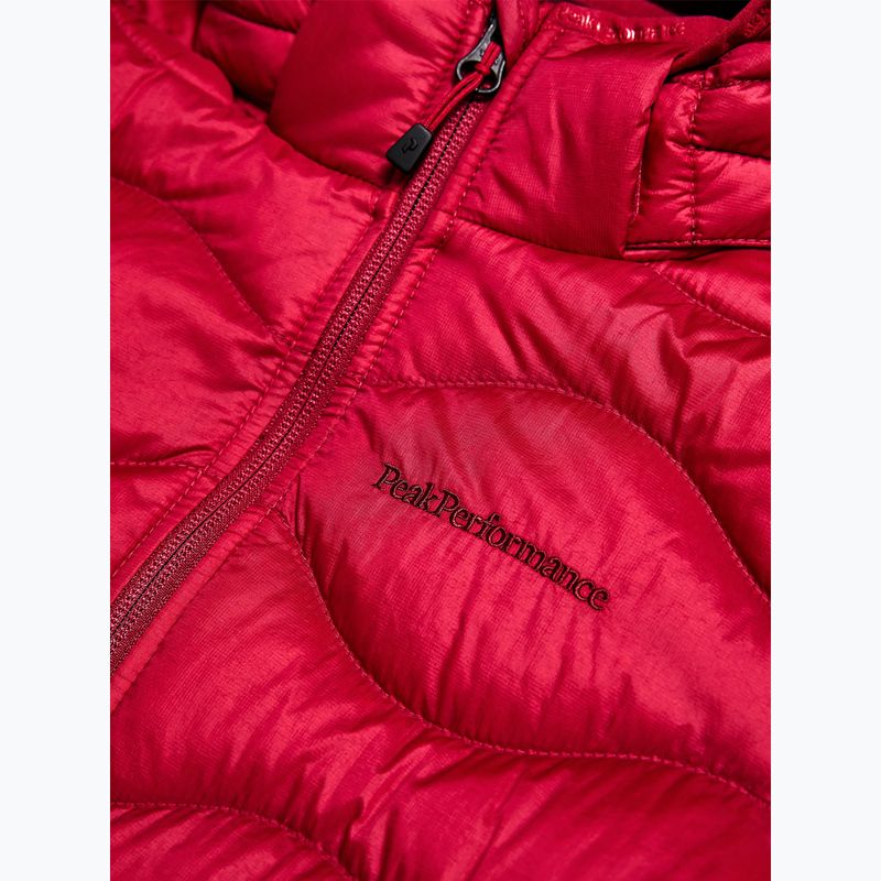 Gyermek pehelykabát Peak Performance Helium Down Hood Jacket Tech Burgundy/Vertical Zenith 4