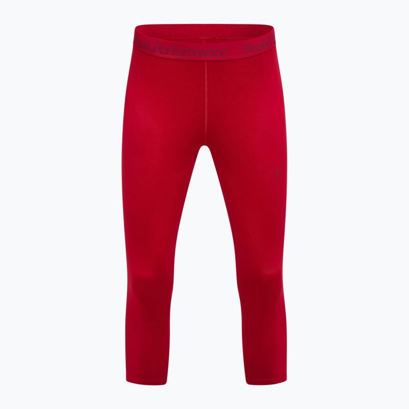 Női thermo leggings Peak Performance Spirit Short John tech burgundi vörös 3