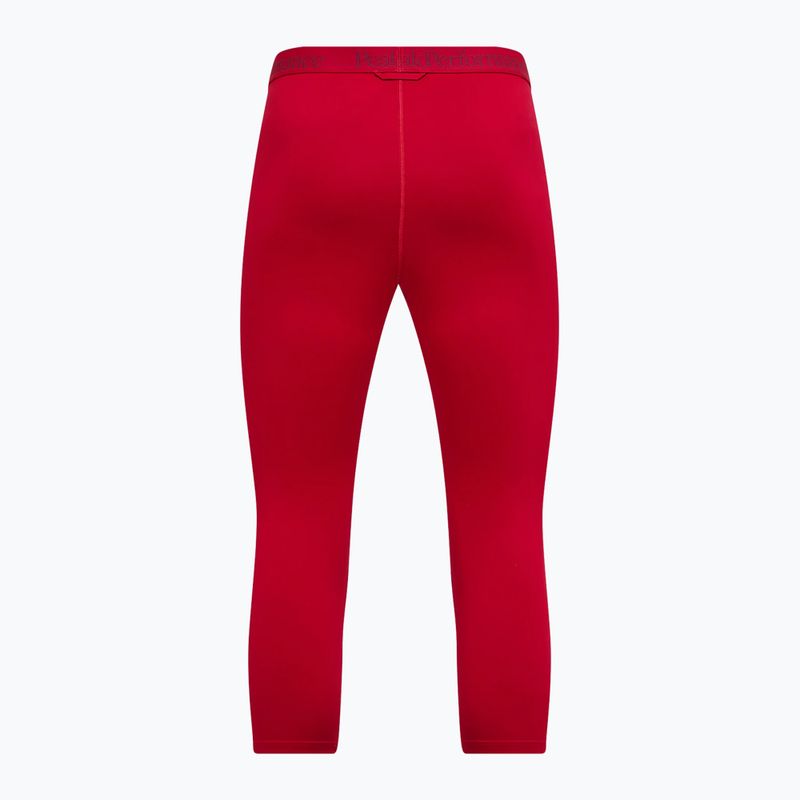 Női thermo leggings Peak Performance Spirit Short John tech burgundi vörös 4