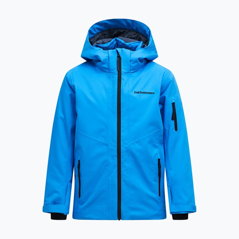 Gyerek síkabát Peak Performance JR Maroon Insulated azure ascent