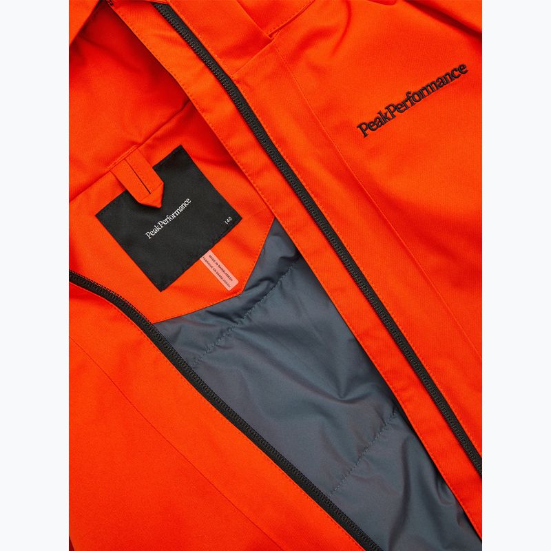 Gyerek síkabát Peak Performance JR Maroon Insulated solar burst 4