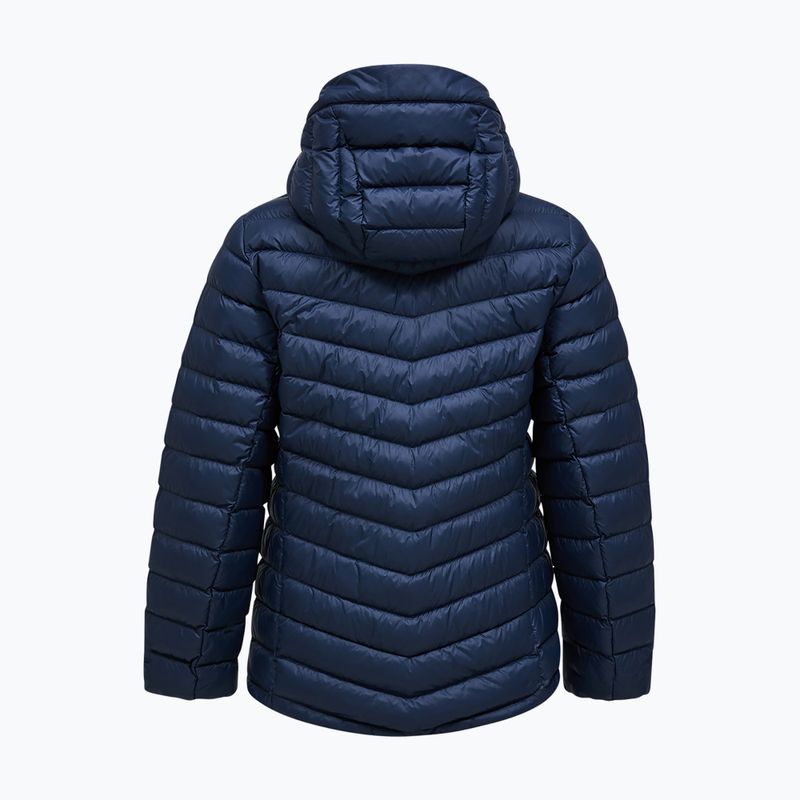 Női pehelykabát Peak Performance Frost Down Hood Jacket blue shadow 2
