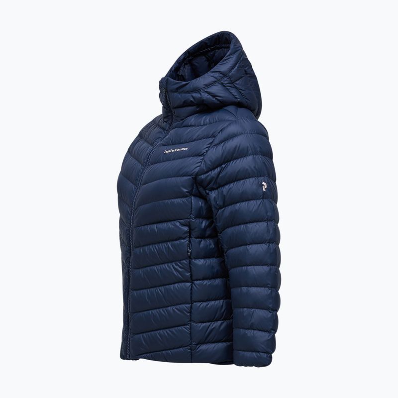 Női pehelykabát Peak Performance Frost Down Hood Jacket blue shadow 3