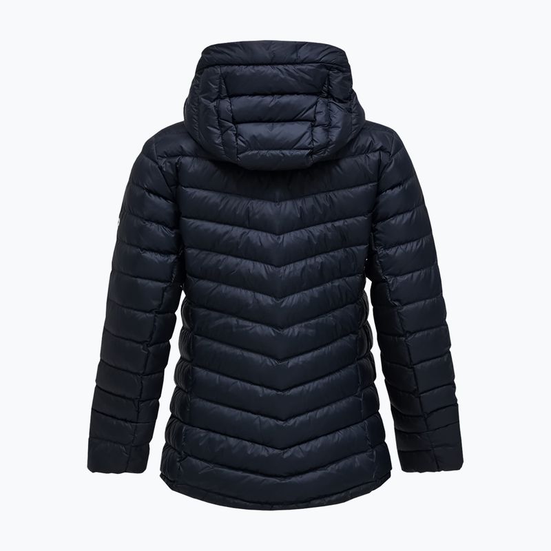Női pehelykabát Peak Performance Frost Down Hood Jacket Black 2