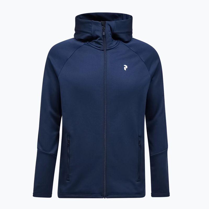 Férfi kapucnis pulóver Peak Performance Rider Essentials Zip Hood blue shadow/blue shadow 6