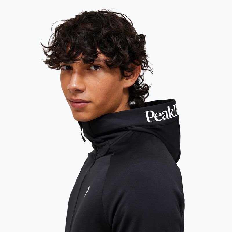 Férfi kapucnis pulóver Peak Performance Rider Essentials Zip Hood black/black 5