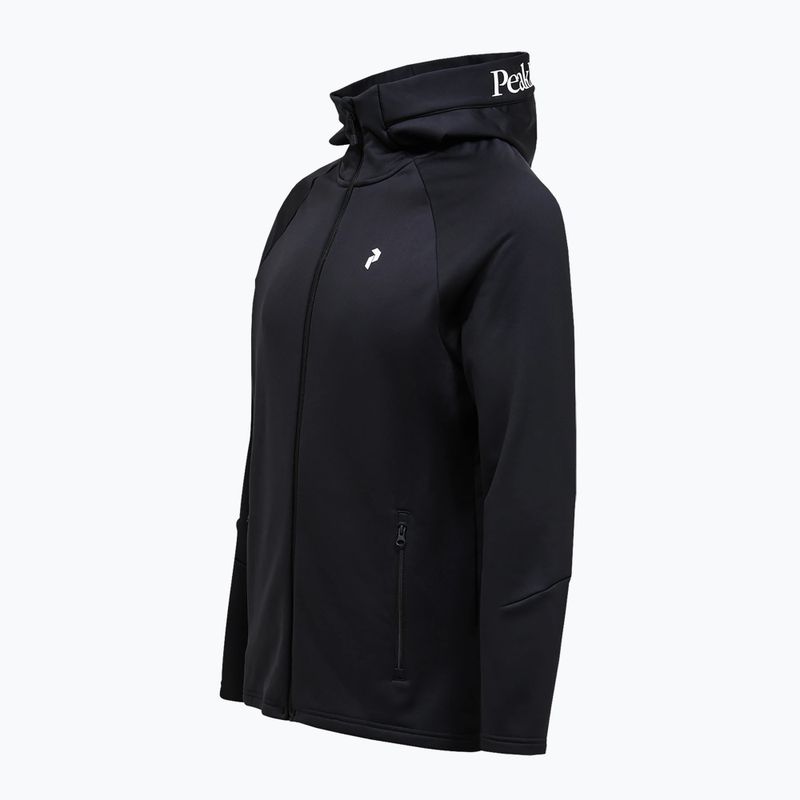 Férfi kapucnis pulóver Peak Performance Rider Essentials Zip Hood black/black 8