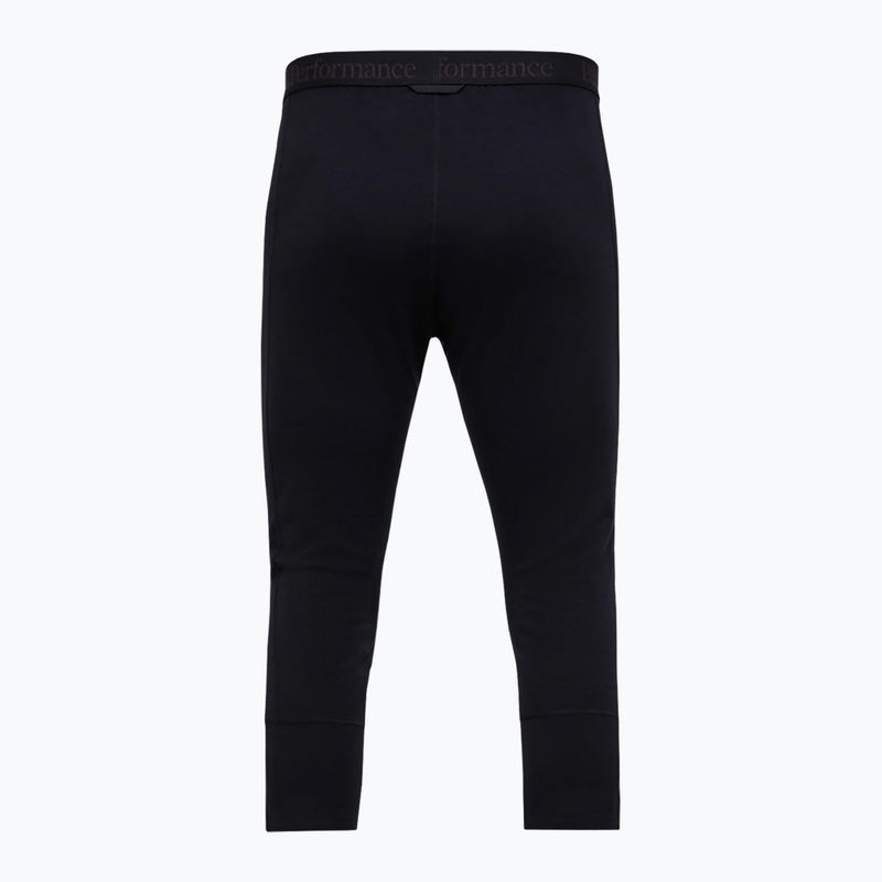 Férfi thermo nadrág Peak Performance Magic 3/4 Johns Long Wool-Blend Baselayer black/black 4