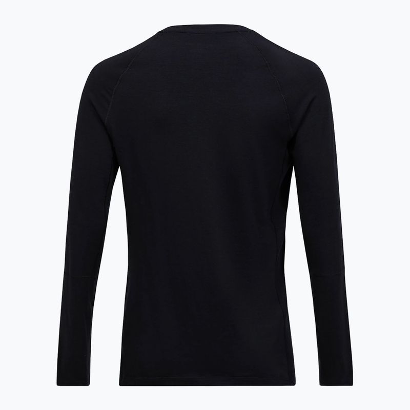 Férfi hosszú ujjú termikus aláöltözet Peak Performance Magic Crew Wool-Blend Baselayer black/black 4