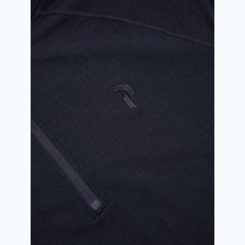 Férfi Termoaktiv pulóver Peak Performance Magic Half Zip Wool-Blend Baselayer black/black 6
