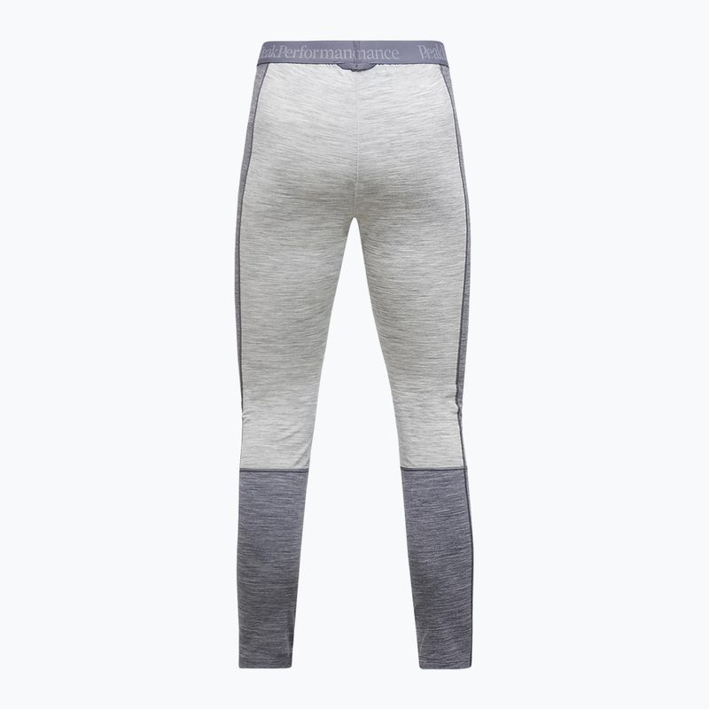 Női termikus alsónadrág Peak Performance Peak Performance Magic 7/8 Long Johns Wool-Blend Baselayer medium grey melange/melange grey 4