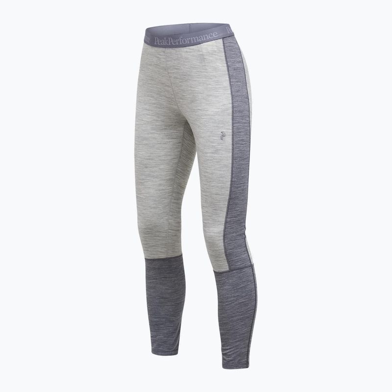 Női termikus alsónadrág Peak Performance Peak Performance Magic 7/8 Long Johns Wool-Blend Baselayer medium grey melange/melange grey 5