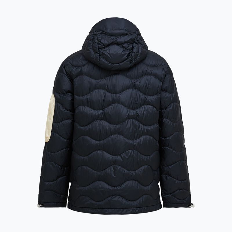 Férfi pehelykabát Peak Performance Helium Utility Down Hood black/sand fog 2