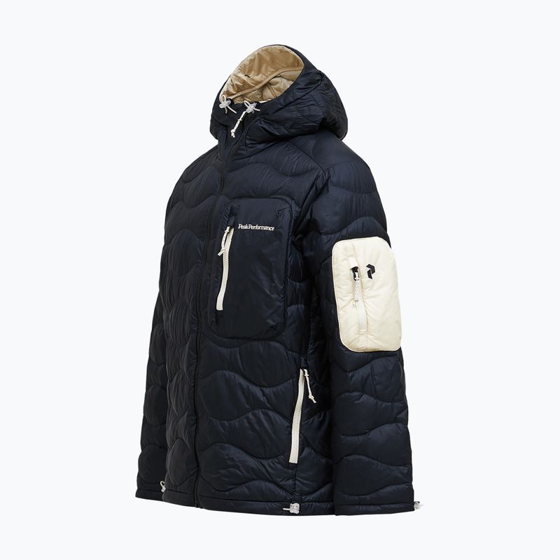 Férfi pehelykabát Peak Performance Helium Utility Down Hood black/sand fog 3