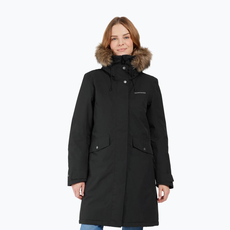 Női kabát Didriksons Erika 3 Parka black