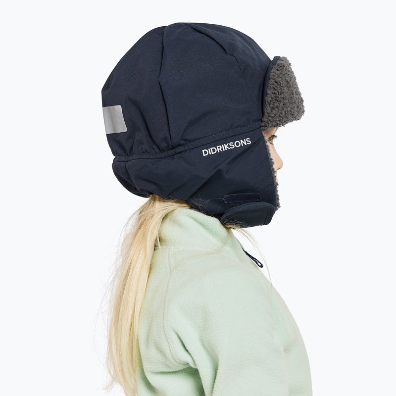 Didriksons Biggles tengerészkék gyermek téli sapka 4