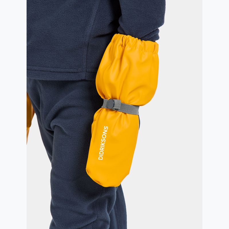 Gyerek síkesztyűk Didriksons Pileglove 8 oat yellow 2